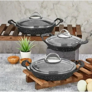 Hanımeli Döküm Omlet Set