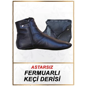 İslam Yayın Mest Keçi Derisi Kışlık Mest Içi Astarsız Mest Tek Fermuarlı Mest