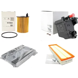 Citroen C4 1.6 Hdi Euro 4 Filtre Bakım Seti Orijinal Psa