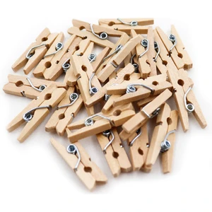 Repro Design Mini Ahşap Mandal ( Fotoğraf Mandalı ) 20 Adet