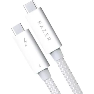 Thunderbolt 4 Kablo -  40 Gb/s, 8K ,100W Şarj, Thunderbolt 3 ile geriye dönük uyumlu Beyaz | 0.8M RC21-01860200-R3M1
