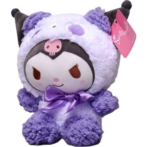 Panda Sanrio Series Kuromi Plush Toy Doll Doll 20CM (Yurt Dışından)