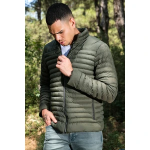 Su Itici Slim Fit Cepli Dik Yaka Şişme Mont Erkek Mont 649010