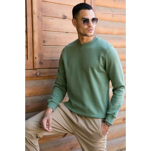 Pamuklu Regular Fit Bisiklet Yaka Sweat Erkek Sweat 5905453