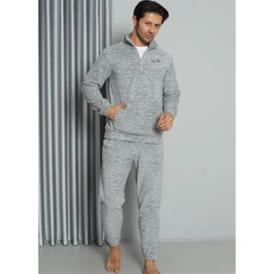WelSoft Polar Fermuarlı Erkek Pijama Takımı 6840