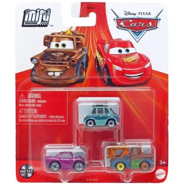 Pixar Cars Disney Pixar Cars Mini Racers 3 Pack Ceren Fiyatı