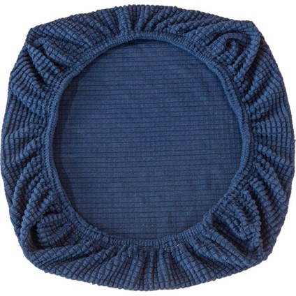 Streç Kaymaz Mutfak Yemek Sandalye Koltuk Koruyucusu Slipcovers Sandalye Mavi Kaplar (Yurt Dışından)