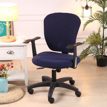 Streç Kaymaz Mutfak Yemek Sandalye Koltuk Koruyucusu Slipcovers Sandalye Mavi Kaplar (Yurt Dışından) fırsatları