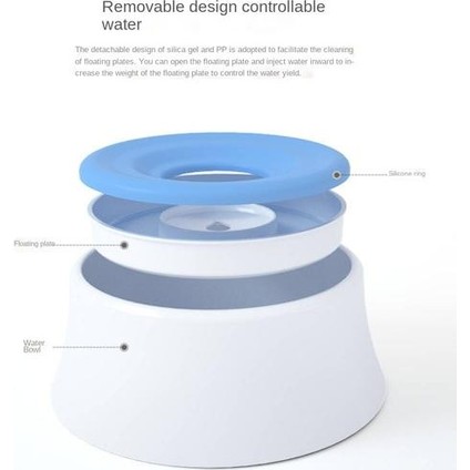 Islaklamayın Ağız Köpek Kasesi Kedi Kasesi, Yaratıcı Yüzdürme Içecek Su Besleme Kasesi Sıçrama Geçirmez Otomatik (Yurt Dışından) modelleri