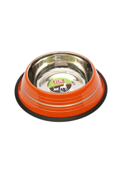 8 Oz. KE-3201PS Flip Renkli Şeritli Mama Kabı