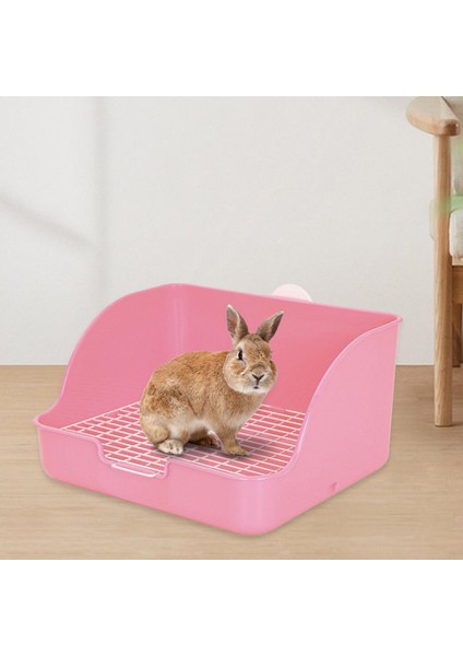 Tavşan Çöp Kutusu Hamster Gelincikleri Domuzları Için Kurulumu Evcil Tuvaleti (Yurt Dışından)