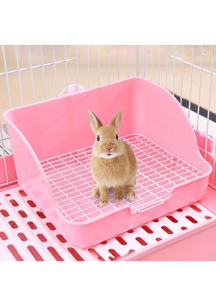 Tavşan Çöp Kutusu Hamster Gelincikleri Domuzları Için Kurulumu Evcil Tuvaleti (Yurt Dışından) indirimleri