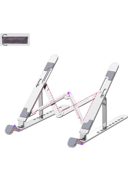 Taşınabilir Dizüstü Bilgisayar Standı Dizüstü Bilgisayarı Için Çantası ile Standlar (Yurt Dışından)