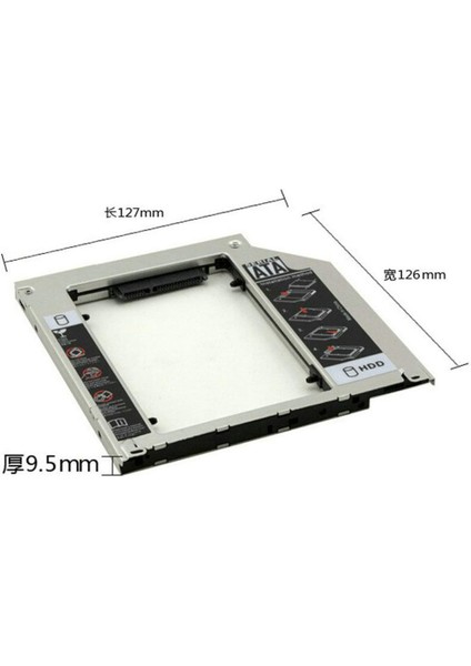 Sabit Sürücüler Tepsi HDD SSD Muhafaza Kutusu 9,5 mm Için Optik (Yurt Dışından)