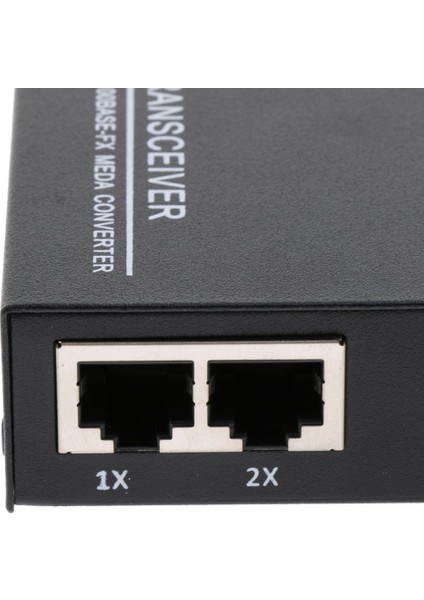 100MBPS RJ45 Hıı Ethernet Dönüştürücü, 2x RJ45 Bağlantı Noktası 25KM Tekli (Yurt Dışından)