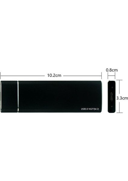 Uasp'li M.2 - USB 3.0 SSD Muhafaza Durumu Süü Adaptörü (Yurt Dışından)