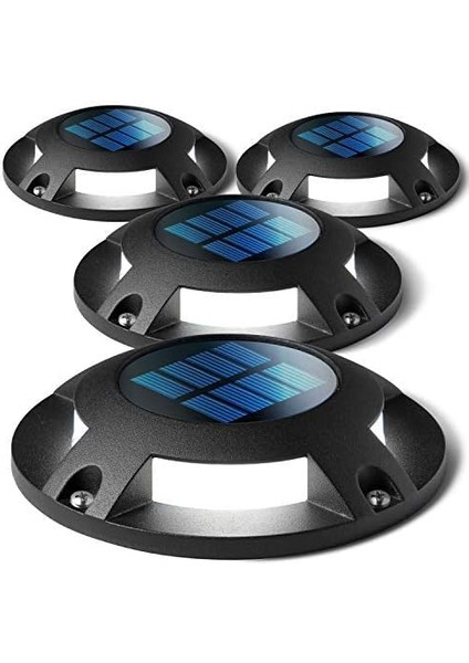 Security Solar Güverte Işığı - Hava Koşullarına Dayanıklı - Siyah