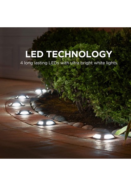 Security Solar Güverte Işığı - Hava Koşullarına Dayanıklı - Gümüş indirimleri