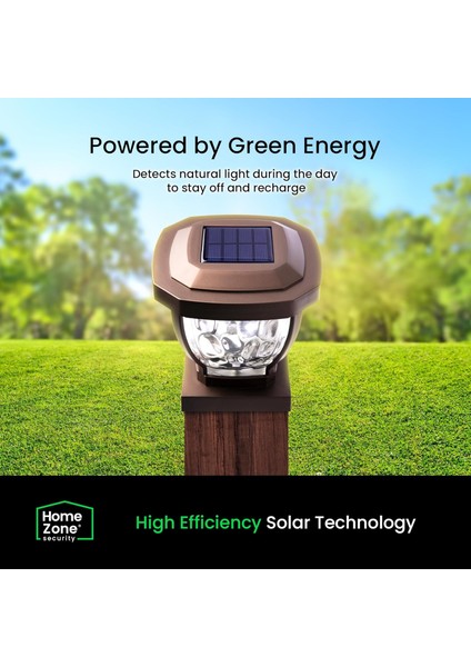 Security Dış Mekan Solar Direk Başlığı Işıkları - Kahverengi modelleri