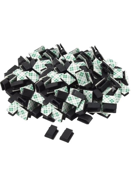 100PCS Kendi Kendine Yapışkan Kablo Klipsleri Kablo Tutucuyu Şifoniyer Için Düzenleyen Kablolar (Yurt Dışından)
