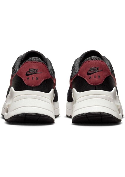 Air Max Systm Leather Mens Sneaker Hakiki Deri Erkek Siyah Spor Ayakkabı