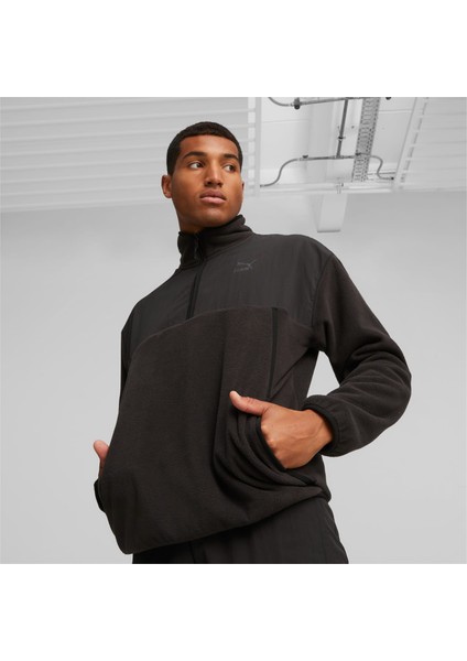 Classics Utility Erkek Siyah Polar Sweatshirt (621349-01)
