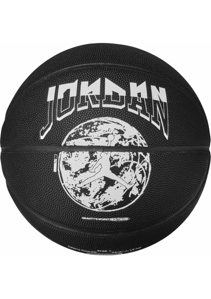 Jordan Ultımate 2.0 8p Graphıc Deflated Black Basketbol Topu 7 Numara