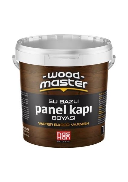 Wood Master Su Bazlı Panel Kapı Boyası Beyaz 2.2 Lt.