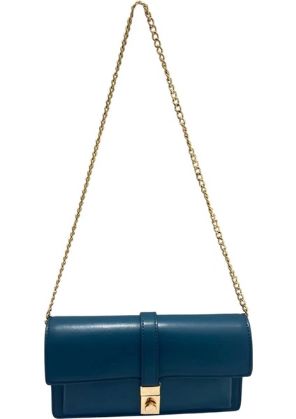 Chain Minimalist Texture Small Square Shoulder Cross-Body Bag
