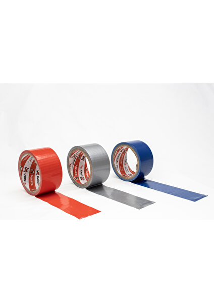 6’lı Paket Kırmızı Tamir Bandı- Duck Tape Çok Amaçlı Tamir Bandı - Kanal Bandı 48MM * 10 Ar Metre