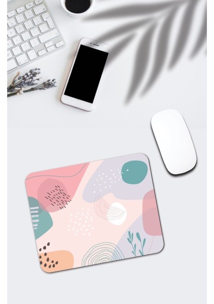 Çizim Göl Baskılı Kaymaz Tabanlı Mouse Pad