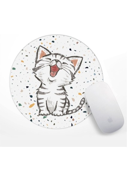 Minik Sevimli Kedi Mouse Pad