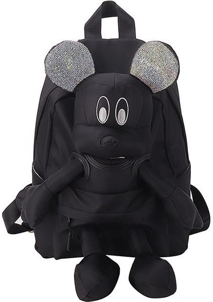 Kolej Öğrencisi Flash Elmas Mickey Bebek Okul Çantası (Yurt Dışından)