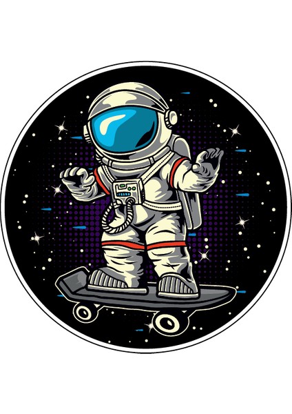 Astronot Baskılı Mouse Pad