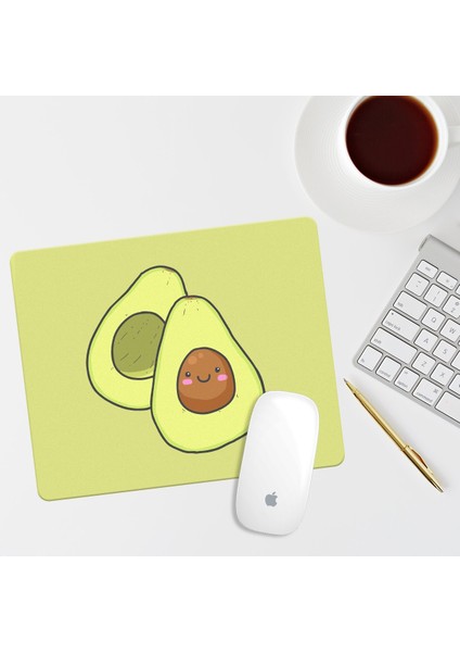 Avokadolu Yeşil Dikdörtgen Mouse Pad Mouse Altlığı