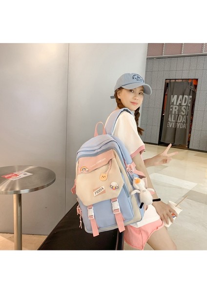 Okul Çantası Kadın Orta Okul Öğrencisi Sırt Çantası Ortaokul Öğrencisi Büyük Kapasiteli Sırt Çantası 4-6 Sınıf Okul Çantası Ortaokul Kız (Yurt Dışından) modelleri