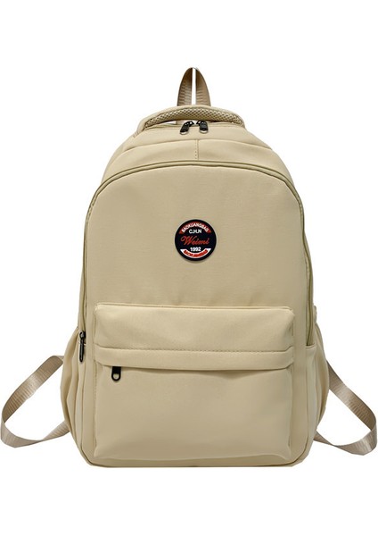 Okul Çantası Kadın Üniversite Öğrencisi 2023 Yeni Sokak Trendi Moda Büyük Kapasiteli Sırt Çantası Rahat Çift Sırt Çantası (Yurt Dışından)