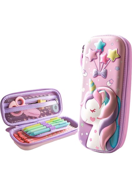 3D Unicorn Kalem Kutusu (Yurt Dışından)