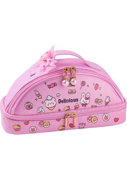 Sweet Princess Taşınabilir Büyük Kapasiteli Kalem Kutusu (Yurt Dışından)