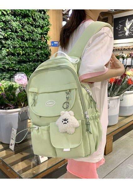Okul Çantası Kız Sevimli Basit Büyük Kapasiteli Niş Okul Çantası Kadın Kolej Ortaokul Öğrencisi Sırt Çantası (Yurt Dışından) fırsatları