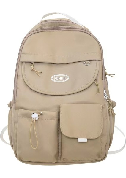 Okul Çantası Kız Sevimli Basit Büyük Kapasiteli Niş Okul Çantası Kadın Kolej Ortaokul Öğrencisi Sırt Çantası (Yurt Dışından)
