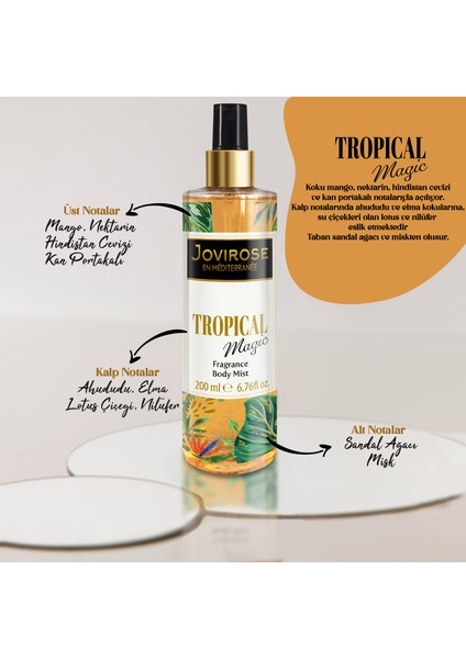 Jovırose Vücut Spreyi Tropical Magic 200 ml