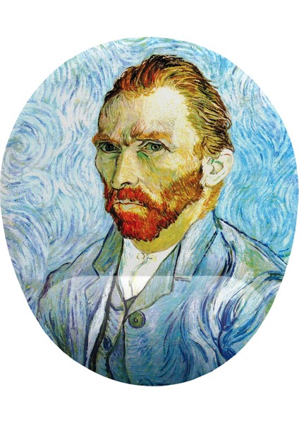 Van Gogh Otoportre Bilek Destekli Mouse Pad