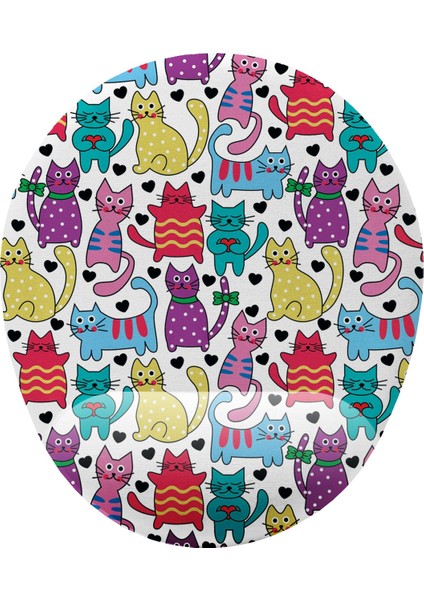 Sevimli Kediler Bilek Destekli Mouse Pad