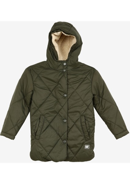 erpillar Koyu Haki Kız Çocuk Mont C3WG-MNT04