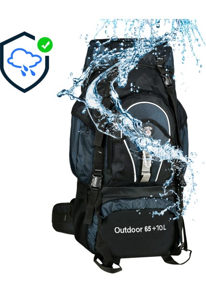 Dağcı Sırt Çantası Outdoor 65+10LT fiyatları