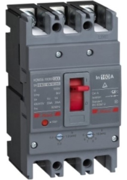 HDM3S160M08033XX 35KA 3 Kutup 80A Ayar Sahalı Termik Manyetik Şalter (Tmş) 3 Kutup