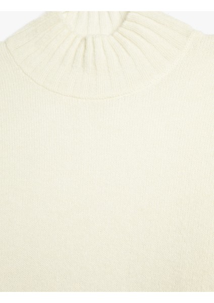 Dik Yaka Tunik Örgü Uzun Kollu Ribanalı modelleri