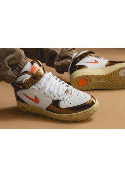 Air Force 1 Mid Qs Spor Ayakkabı DH5623-100