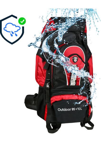 Dağcı Sırt Çantası Outdoor 95+10LT